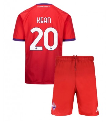Fiorentina Moise Kean #20 Tredje Kläder Barn 2024-25 Kortärmad (+ Korta byxor)